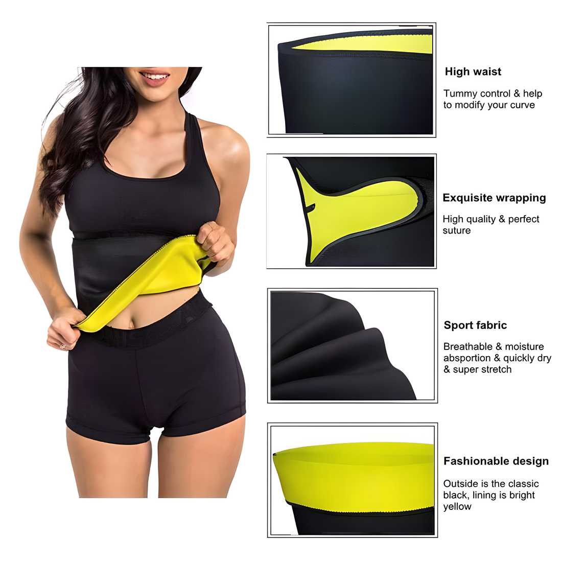 Sweat Belt Hot Body Shaper for Men & Women