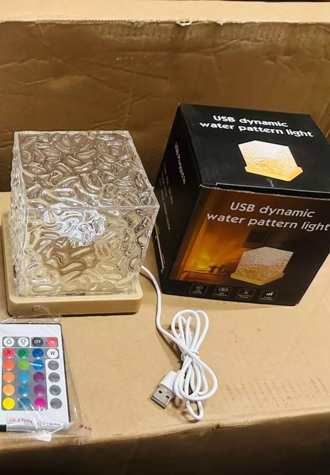 Water Ripple Aura Lamp with Color Changing Light