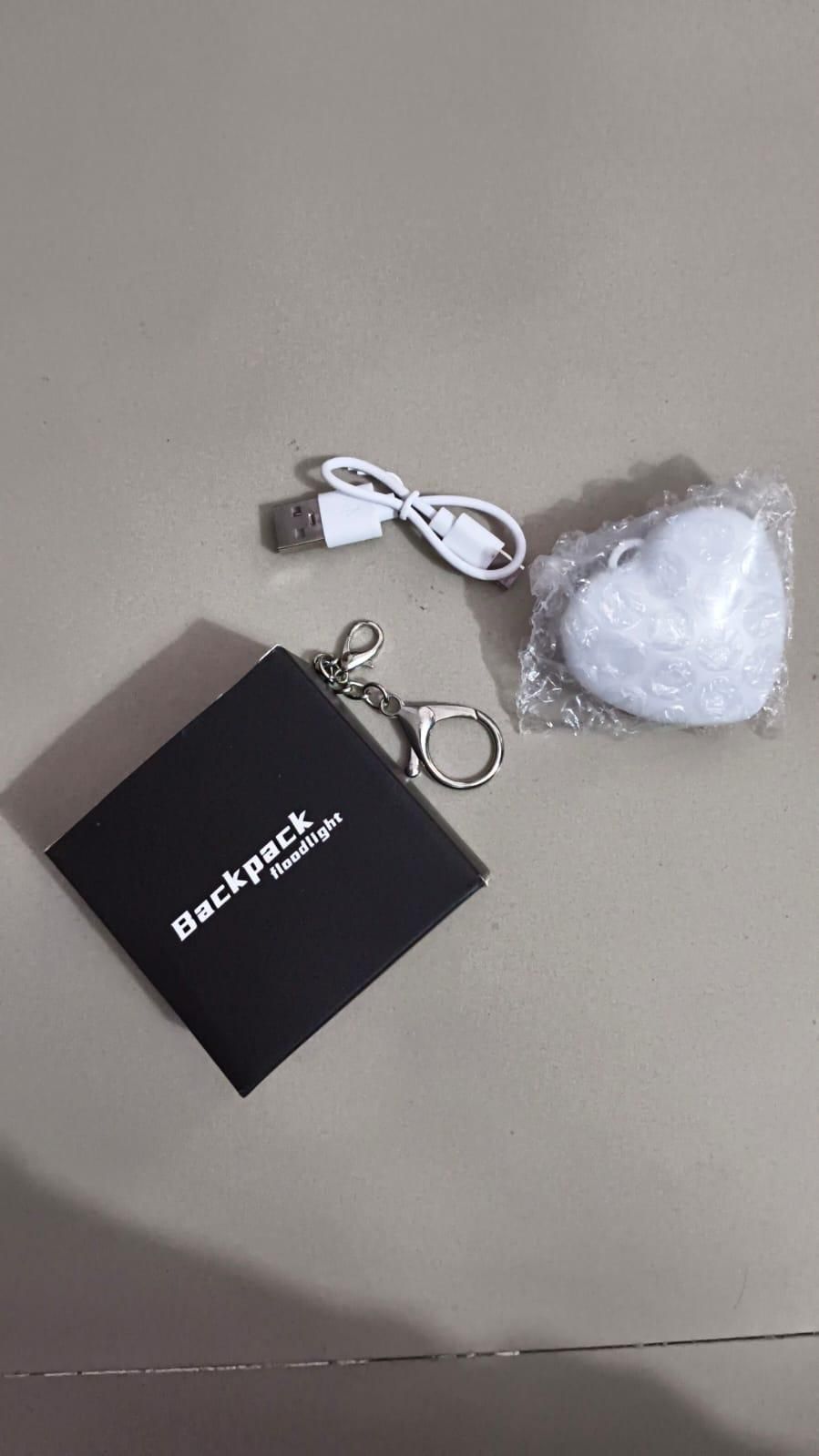 Heart Shape Sensor Touch Night Light for Bags & Rooms