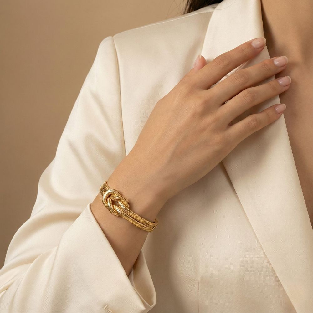 Golden Chain Snake Bracelet