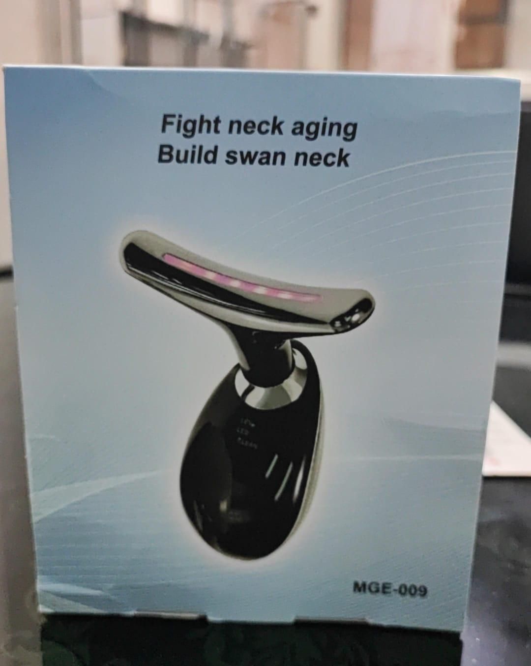 LED Neck & Face Massager with Light Therapy