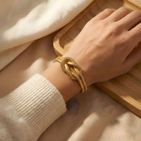 Golden Chain Snake Bracelet