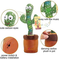 LED Dancing Cactus Toy with Music & Mimicry