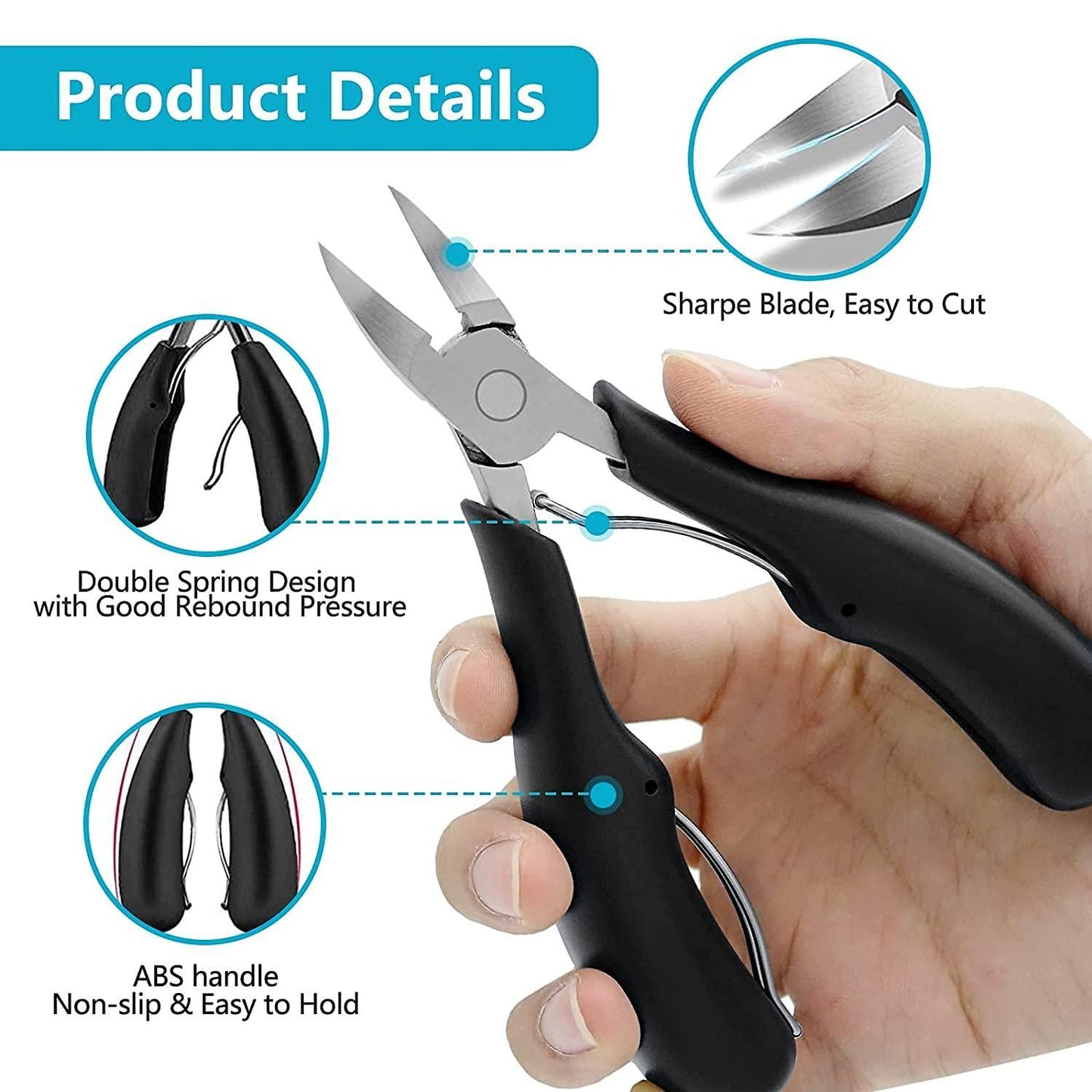 Professional Toenail Clipper for Thick & Ingrown Nails