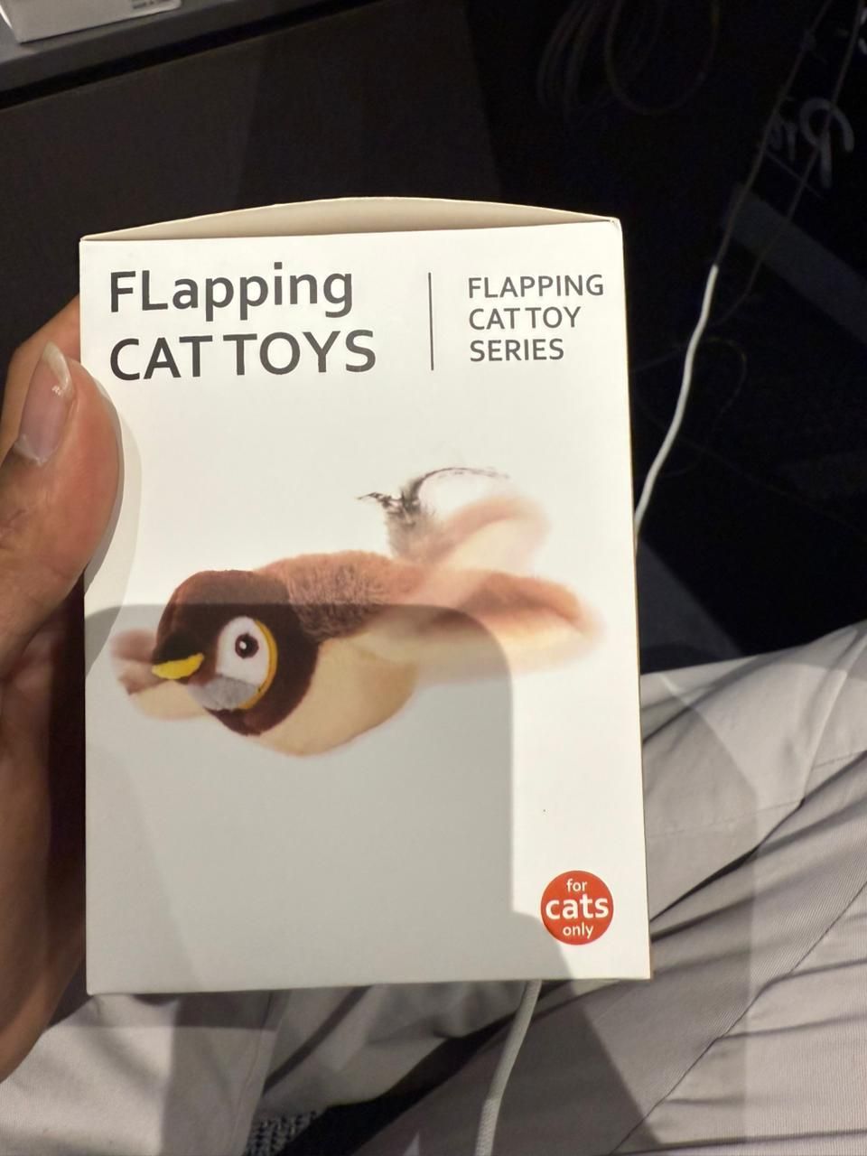 Rechargeable Flapping Bird Toy for Cats