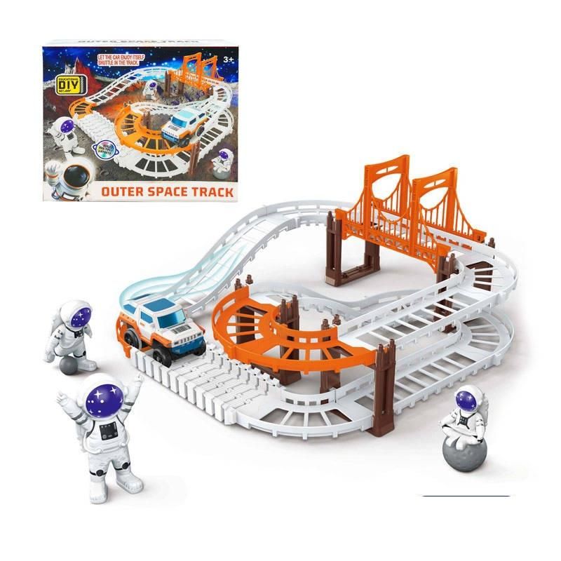 Astronaut Spaceship Outer Space Track Toy Set