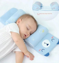 Soft & Protective – Baby Head Support Pillow (Cute Bear Design)