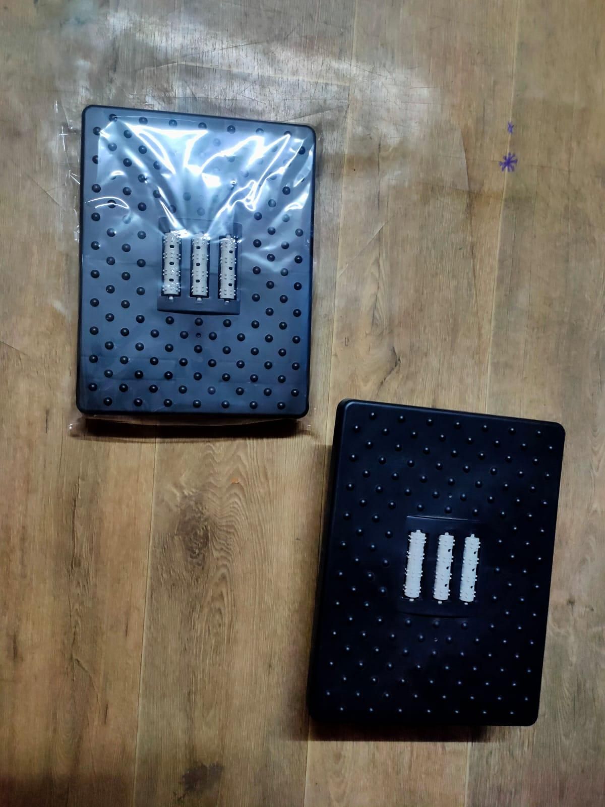 Adjustable Footrest with Massage Surface for Comfort