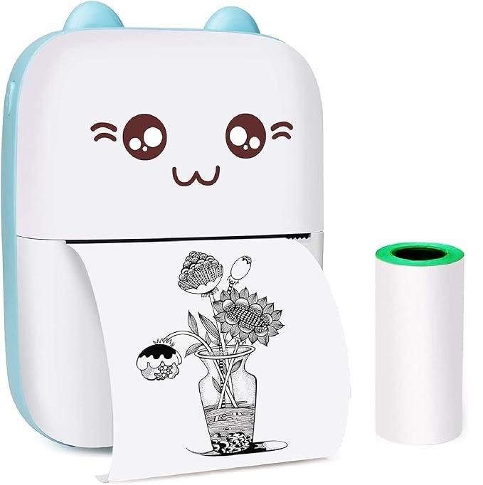 Cute Inkless Bluetooth Pocket Printer