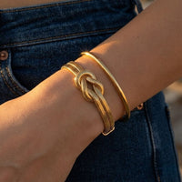 Golden Chain Snake Bracelet