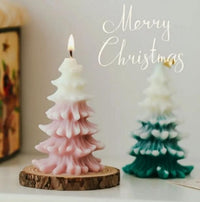 Scented Christmas Tree Candle – Festive Decorative Gift