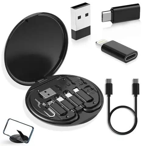 5-in-1 Fast Charging Travel Cable Kit with Storage Box