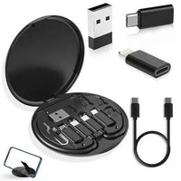 5-in-1 Fast Charging Travel Cable Kit with Storage Box