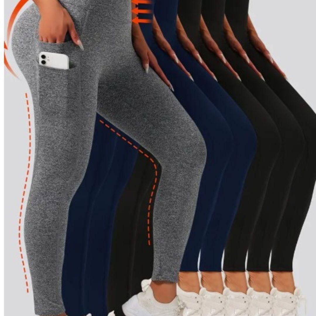 Super Stretchy High Waist Leggings – With Deep Side Pockets