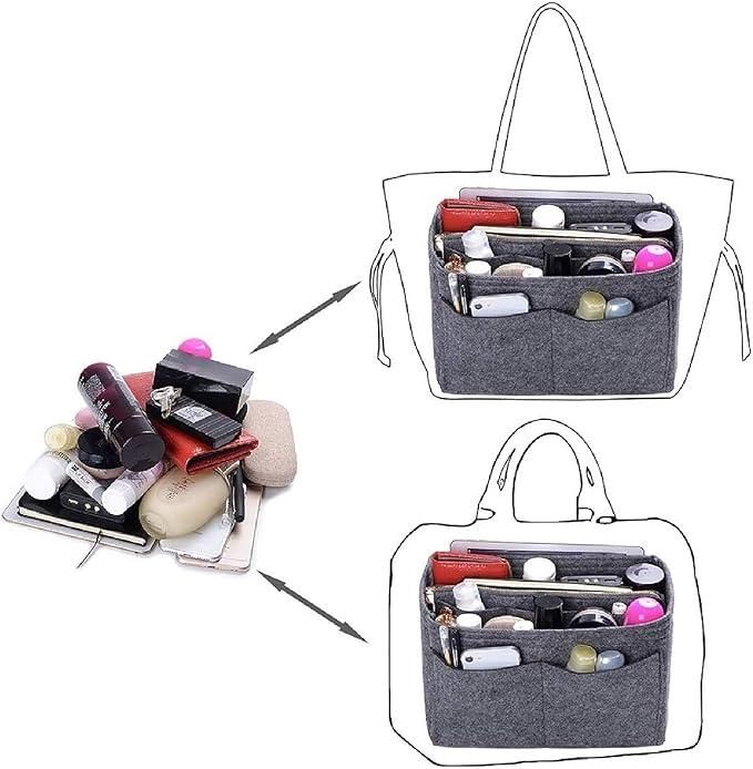 Felt Purse Organizer Insert for Handbags