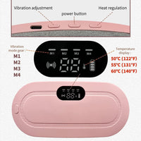 Portable Cordless Heating Pad with Massage Modes