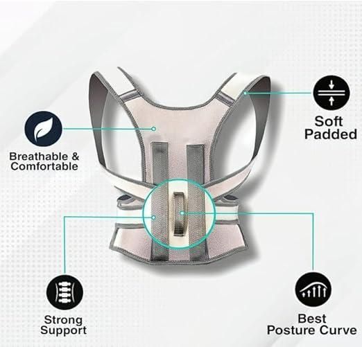 Adjustable Posture Corrector for Back & Shoulder Support