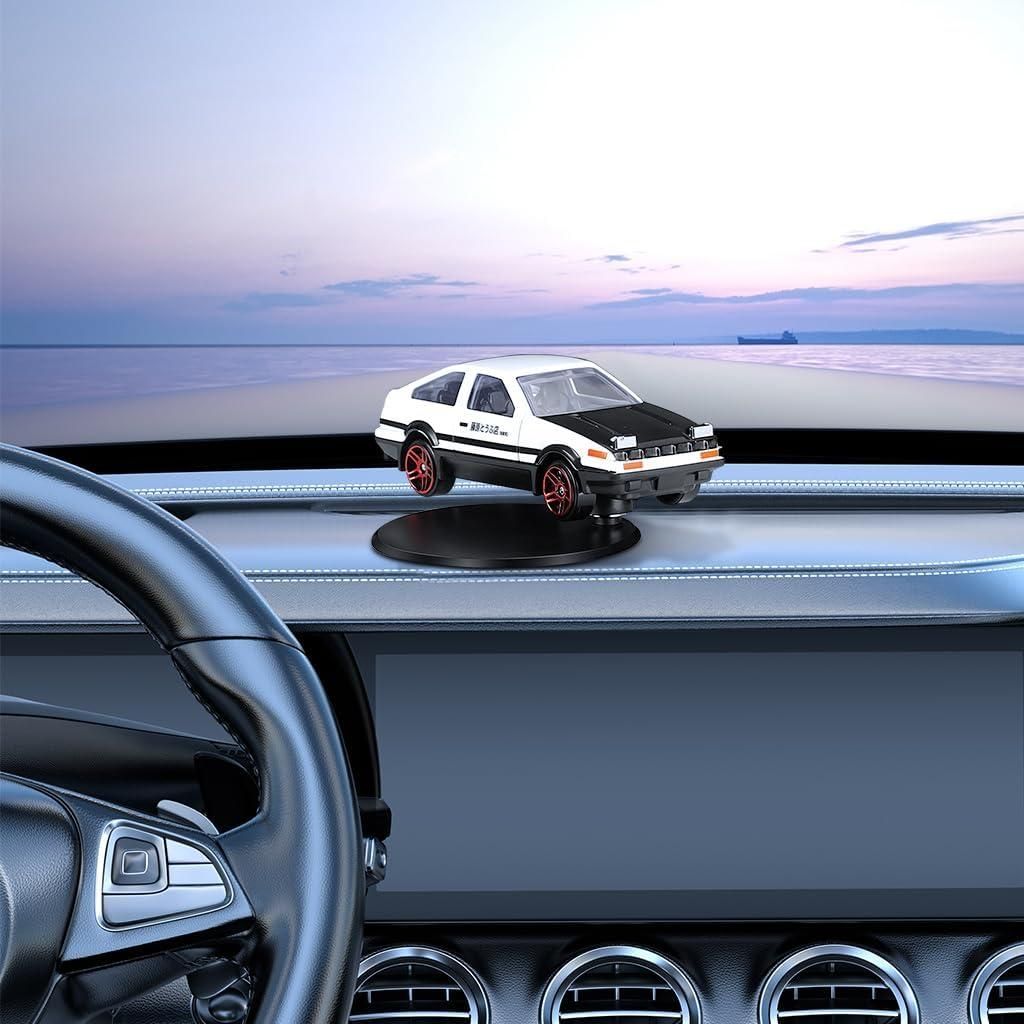 Drifting Car Dashboard Toy with Self-Adhesive Base