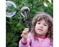 Automatic Bubble Gun with 8-Hole Gatling Design