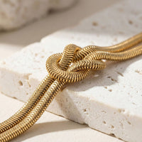 Golden Chain Snake Bracelet