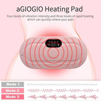 Portable Cordless Heating Pad with Massage Modes