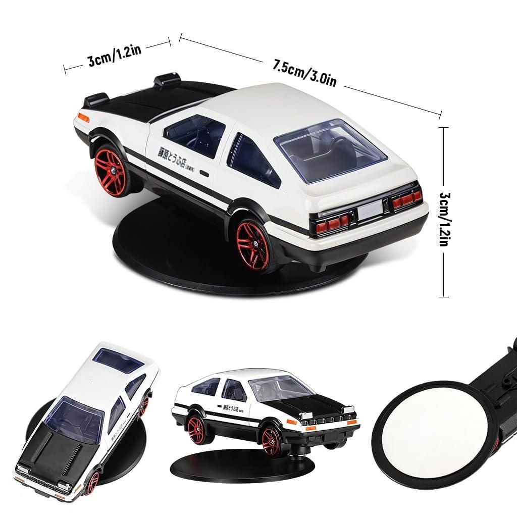 Drifting Car Dashboard Toy with Self-Adhesive Base