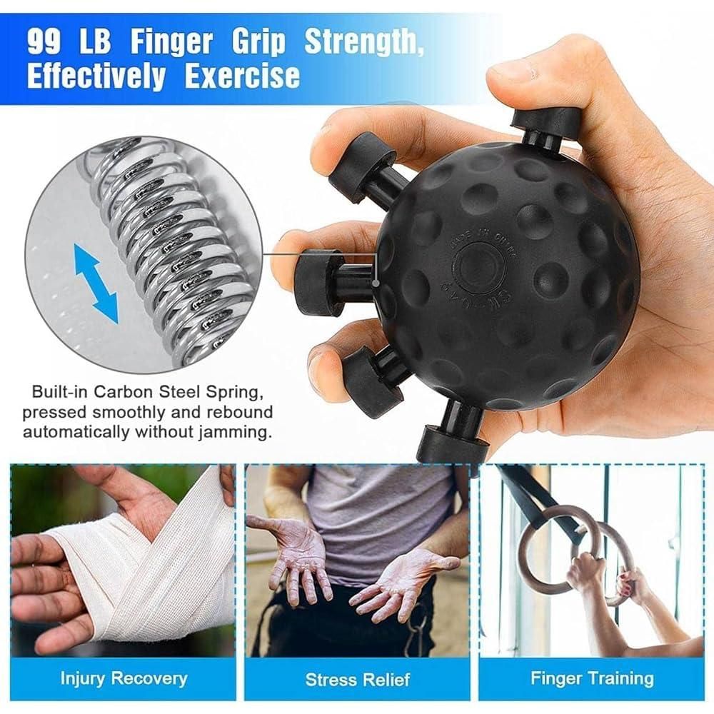 Finger Grip Strengthener for Hand & Forearm Power