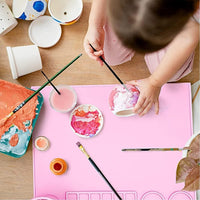 Non-Slip Silicone Craft Mat for Kids Art & Play
