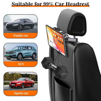 Adjustable Car Headrest Tablet & Phone Holder