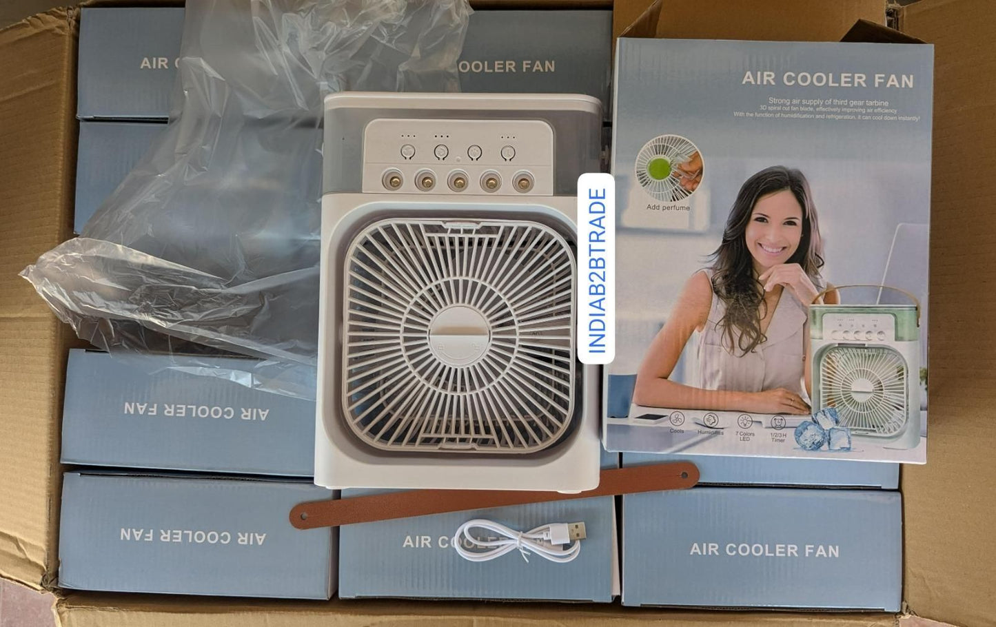 Portable Water Mist Fan Air Cooler for Home & Office