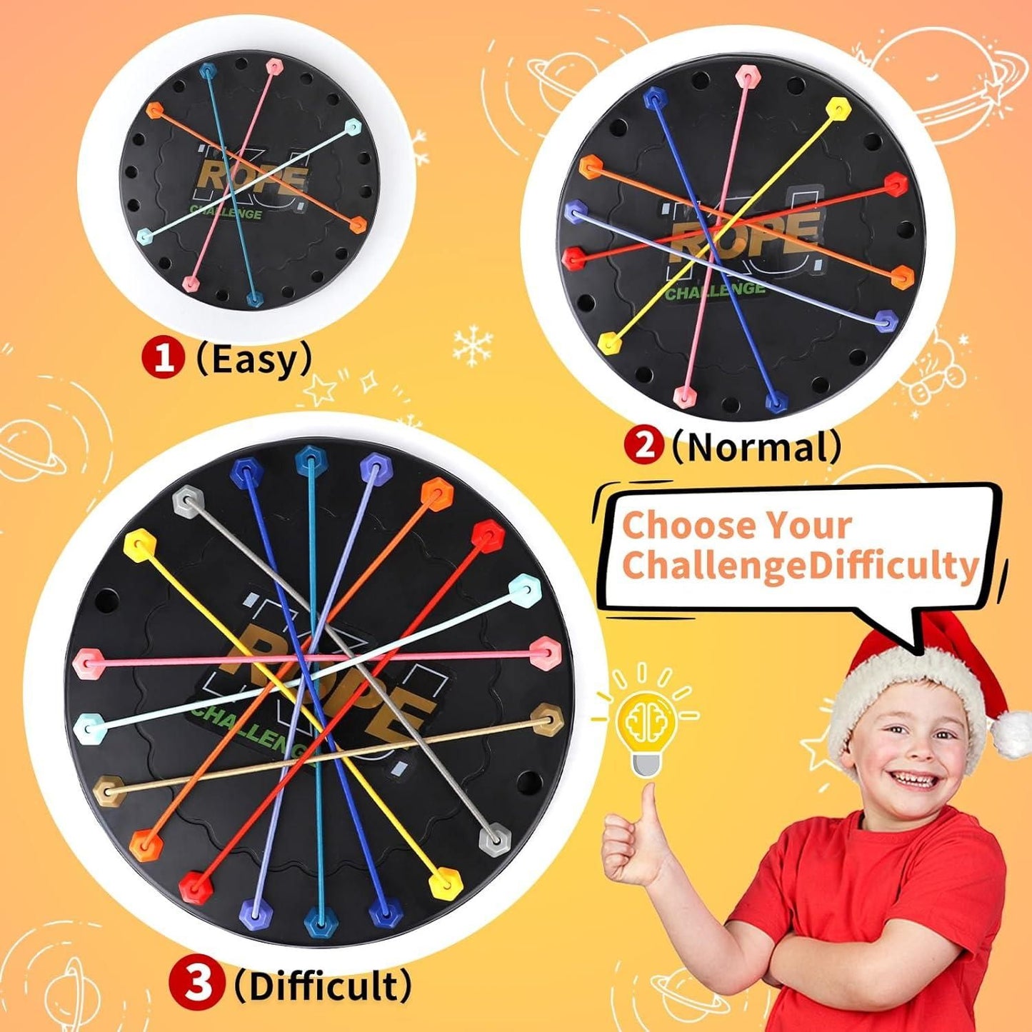 Rope Untying Puzzle Game for Kids & Adults