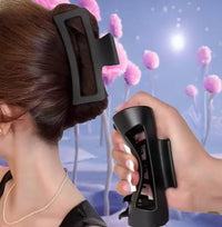 Super Strong & Flexible – Matte Finish Hair Claw Clips (Pack of 2)