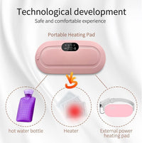 Portable Cordless Heating Pad with Massage Modes