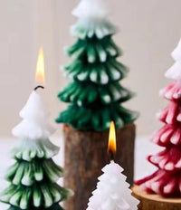 Scented Christmas Tree Candle – Festive Decorative Gift
