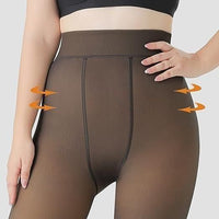 Thermal Slim Fit Fleece-Lined Pantyhose