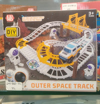 Astronaut Spaceship Outer Space Track Toy Set