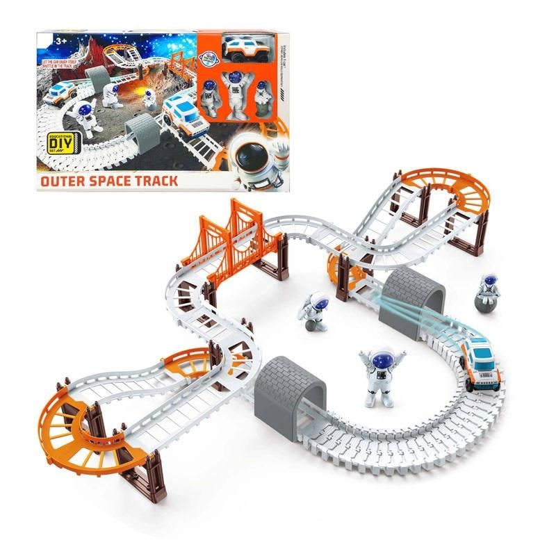 Astronaut Spaceship Outer Space Track Toy Set