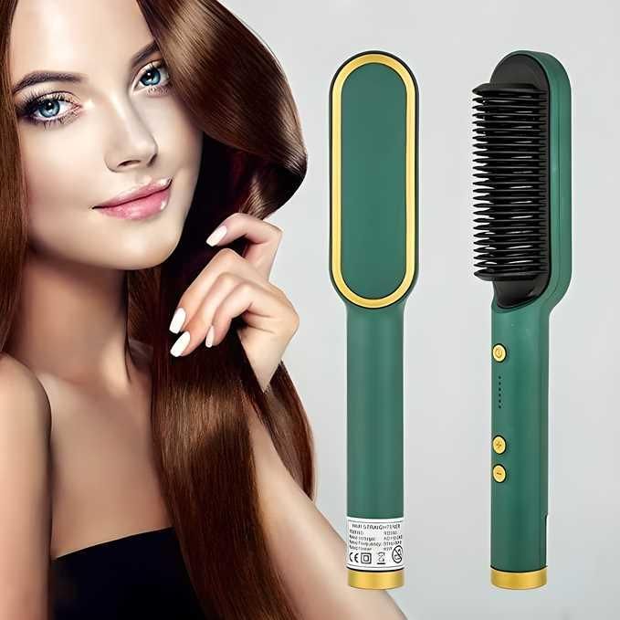 3-in-1 Hair Straightener Comb Brush