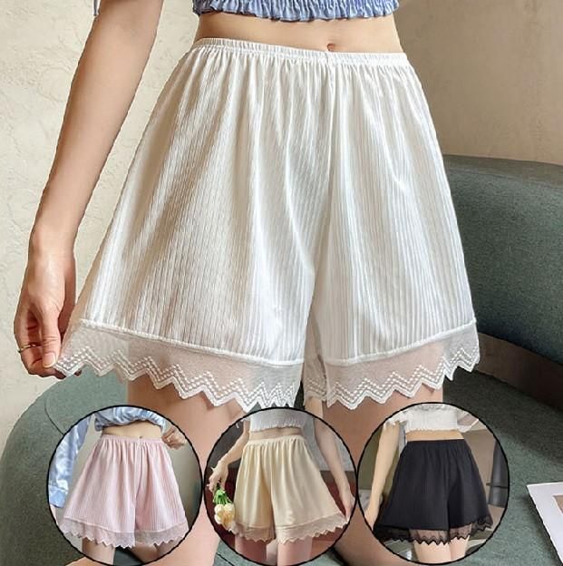 Seamless Lace Safety Shorts for Women