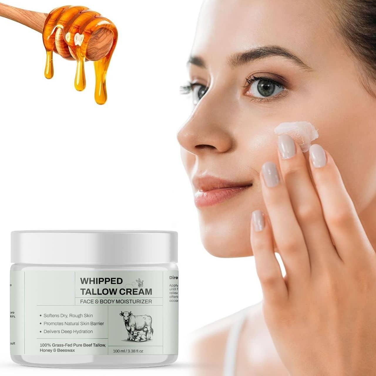 Nourishing Whipped Tallow Cream for Face & Body