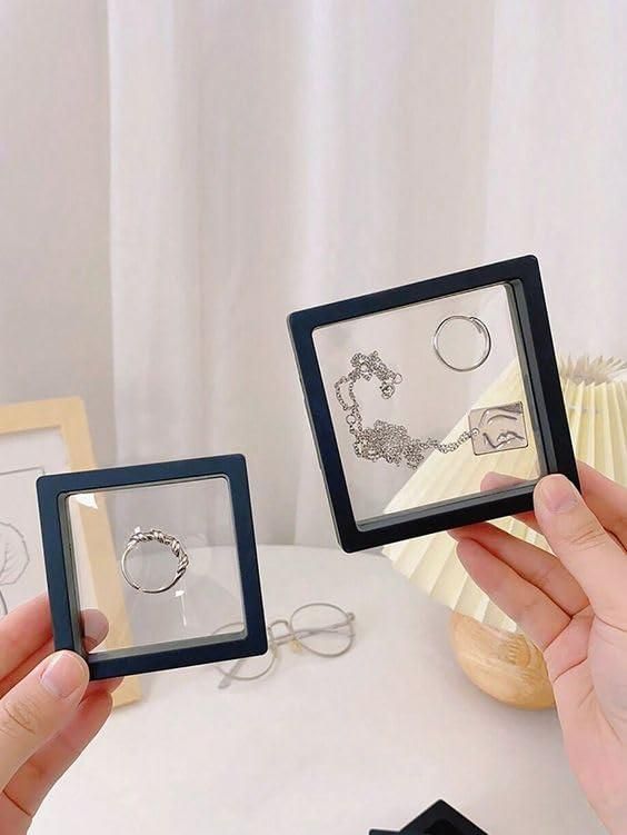 Anti-Tarnish & Stylish – 3D Floating Jewellery Display Frame (Pack of 2)