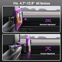 Adjustable Car Headrest Tablet & Phone Holder