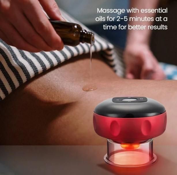 Electric Cupping Therapy Massager with Heat & Suction