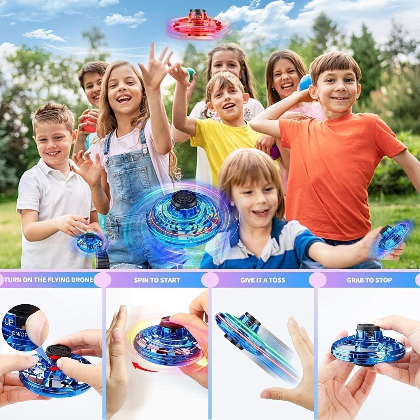 Magic Flying Orb Spinner Toy for Kids