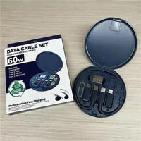 5-in-1 Fast Charging Travel Cable Kit with Storage Box