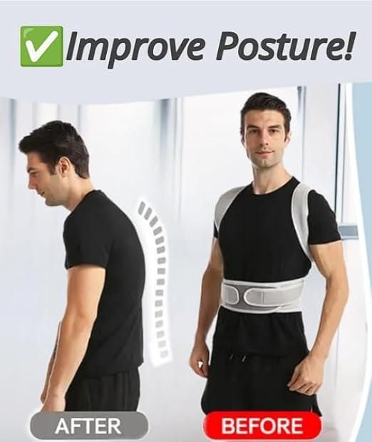 Adjustable Posture Corrector for Back & Shoulder Support