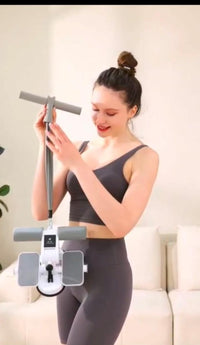 Adjustable Sit-Up Bar with Resistance Bands – Core Trainer